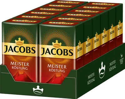 Zdjęcie produktu dla Kawa mielona JACOBS Master Roast Filter Coffee 12 x 500 g