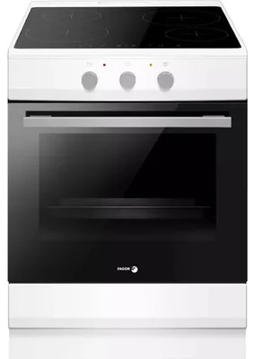 Image de Cuisinière vitrocéramique 65l 4 feux blanc - Fagor - FACI2003B -