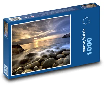 Obrázek produktu pro Puzzle 1000 Západ slunce nad mořem - martinpuzzle