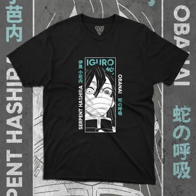 Immagine prodotto di Magliette con stampa, T-shirt da uomo DEMON SLAYER OBANAI IGURO 2 10390