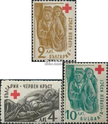 Produktbild von Briefmarken Bulgarien 1947 Mi 582-584 postfrisch Rotes Kreuz
