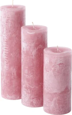 Produktbild von Dekocandle Zylinder-Kerze old red Ø 7 x 25 cm (1 Stück)
