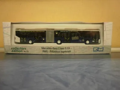 Produktbild von Rietze Gelenkbus MB Citaro G E4 INVG-Polizeibus Ingolstadt 67095