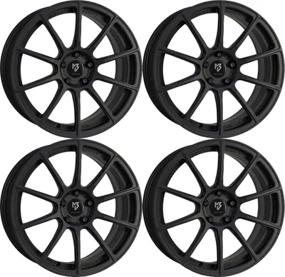 Produktbild von MB Design Felgen MF1 8.5Jx19 ET 45 5x114,3 Diamant Schwarz 4-MF18519455CZ-BP1 kompatibel mit Mitsubishi ASX