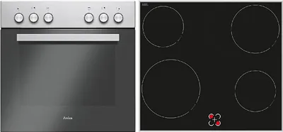 Produktbild von Amica EHC 933 021 E, Keramik, 4 Zone(n), Glaskeramik, Schwarz, Berührung, 57,5 cm
