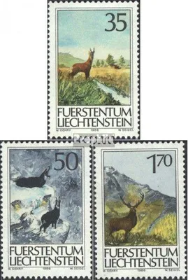 Produktbild von Briefmarken Liechtenstein 1986 Mi 907-909 (kompl.Ausg.) postfrisch Jagdwesen