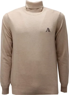Obrázok produktu pre 6723AE AQUASCUTUM béžový rolák z viskózy/vlny pánsky