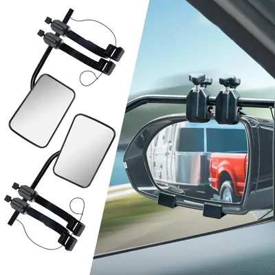 Produktbild von Omgoods – Verstellbare Rückspiegel für Wohnwagen, Set mit 2 Stück