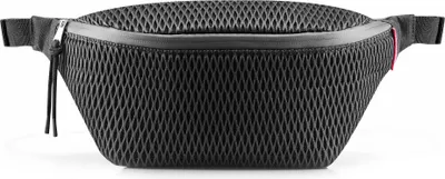 Produktbild von reisenthel Extralite Beltbag – Extraleichte Gürteltasche, elegante Outdoor-Gürteltasche, aus leichtem Netzgewebe, schwarz, 30 x 15 x 10,5 cm (H x L x B), extralite Gürteltasche
