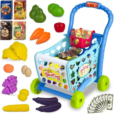 Obrázok produktu pre Ricokids nákupný vozík 773400 modrý