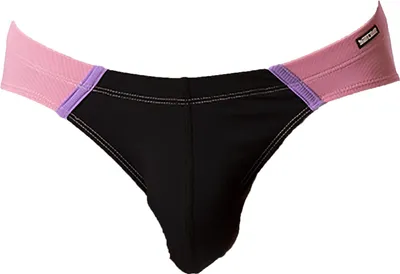 Produktbild von Barcode Berlin Avas Swim Brief Black-Rose-Lila