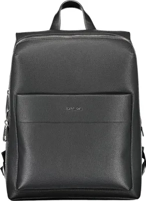 Produktbild von Modischer Herren-Rucksack Schwarz aus recyceltem Polyester