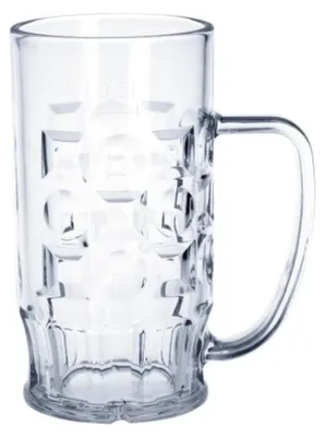 SET 56 St. Bier Krug 0,4l SAN Glasklar Kunststoff Spülmaschinen fest, lebensmittelecht