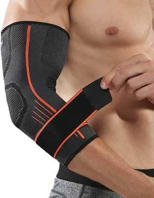 Produktbild von Ellbogen-Korsett mit Kompression und verstellbarem Gürtel für Sport und Alltag