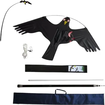 Produktbild von Vogelscheuche Vogelabwehr Drache 6 Meter fliegender Falke Attrappe Taubenabwehr Flugdrachen Taubenschreck Vogelschreck Vogelabschreckung Spatzenabwehr