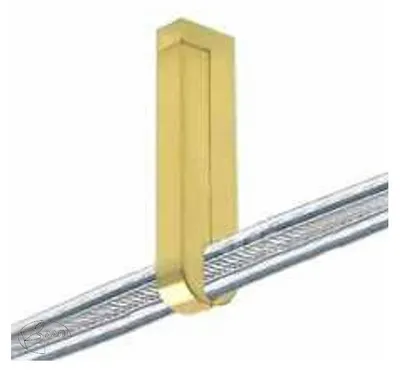 Produktbild von EGLO Abstandhalter 2er Set für Powerline Seilsystem 230V – Deckenabstandhalter Messing Gold