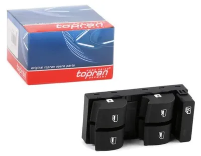 Image de TOPRAN 116 021 Commutateur de lève-vitre pour AUDI A4 Avant (8ED, B7) Commutateur de lève-vitre avant
