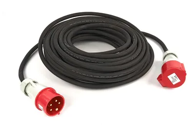 Obrázok produktu pre Predlžovací elektrický kábel trojfázový 380V, 5G x 1,5mm, 10m