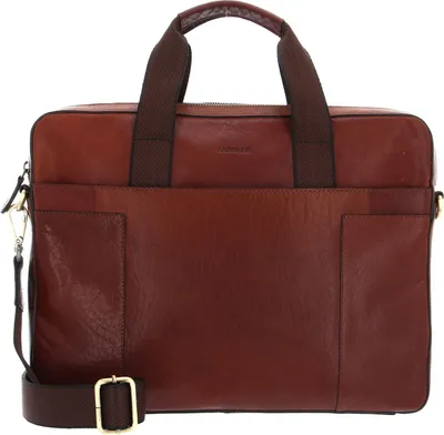 Produktbild von SADDLER Leder Laptoptasche Businesstasche mit Laptopfach Lanco Computer Bag Midbrown braun