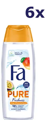Produktbild von 6x Fa Douchegel - Pure Freshness Mango & passievrucht 250ml