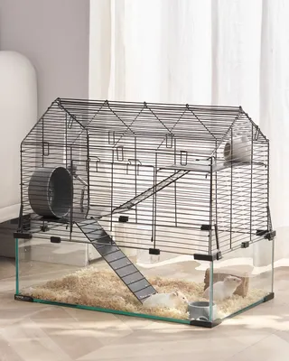Produktbild von Käfig Hamsterkäfig Mäusekäfig Rattenkäfig Nagerstall Gehege 58x38x54cm
