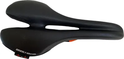 Produktbild von P&P Procycling Bequemsattel Grizzly Gravel 411 schwarz, Unisex, 265x172mm, ca. 422g