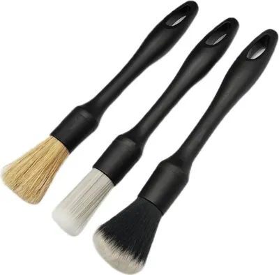 Image de Brosses de nettoyage pour l'intérieur de la voiture - 3 pièces