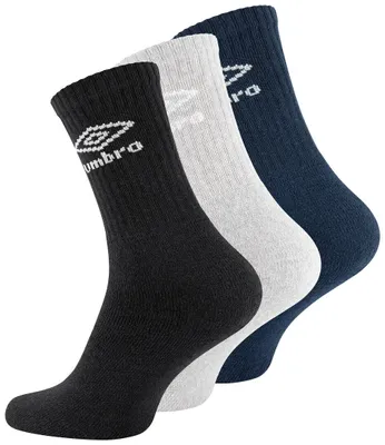 Produktbild von Umbro Sportsocken 12 Paar Umbro Socken 43-46 schwarz, grau, blau