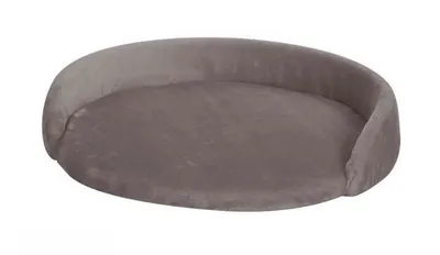 Produktbild von NOBBY STARSYSTEM Platte rund "DE LUXE" mit Rand, warmgrau, Ø 48 x 10 cm