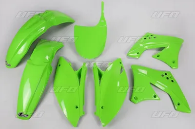 Produktbild von Kunststoffsatz Für Kawasaki Kxf 250 '09- '12 Grün (Ka212E026)