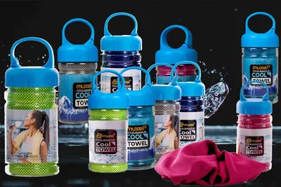 Obrázek produktu pro Ledový ručník, chladicí ručník nebo chladicí ručník pro sport a fitness 10 ručníků