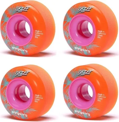 Produktbild von Orangatang Skiff Rollen 62mm 80a (4erSet) orange