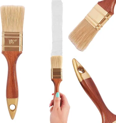 Produktbild von Pinsel Malerpinsel Farbpinsel Lackierpinsel Lackpinsel Flachpinsel Deckenbürste 1,5''