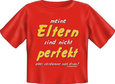 Produktbild von Meine Eltern, nicht perfekt - Textilien - Baby-Shirt