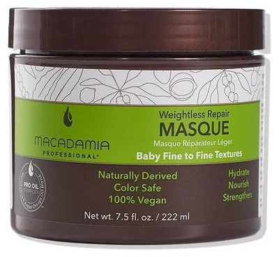 Immagine prodotto di Macadamia Weightless Repair Masque 222ml - maschera riparatrice leggera