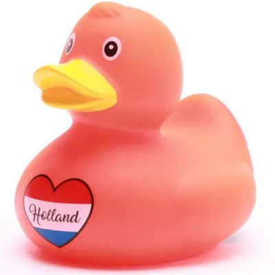 Produktbild von Badeente Holland Oranje Vinyl 8 cm