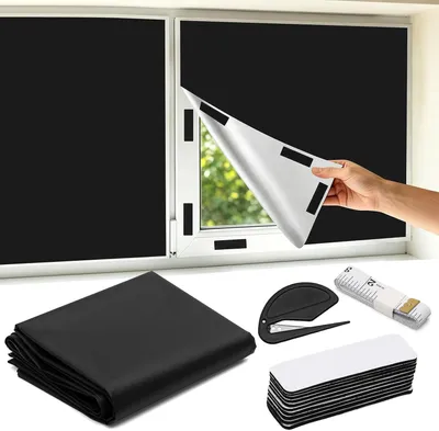 Obrázok produktu pre Zatemňovacia roleta 300x145 cm, čierna, pre spálňu