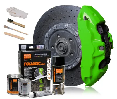 Produktbild von FOLIATEC Bremssattel Lack Set NEON, Grün, Emaillelackierung, Flüssigkeit