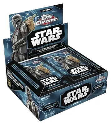 Produktbild von 2026 Topps Chrome Star Wars Hobby Box Englisch