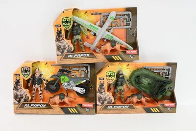 Produktbild von Toi-Toys Toi Toys Alfafox Militärspielset m