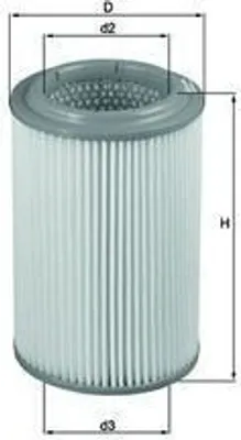 Produktbild von Luftfilter MAHLE LX 2689 für HYUNDAI Tucson (TL, TLE) Filtereinsatz
