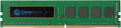 Produktbild von CoreParts MMG3860/4GB, 4 GB, 1 x 4 GB, DDR4, 2400 MHz, 288-pin DIMM, Grün