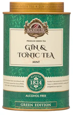 Obrázok produktu pre Zelený čaj Basilur Gin & Tonic Mint, plechovka - 75 g