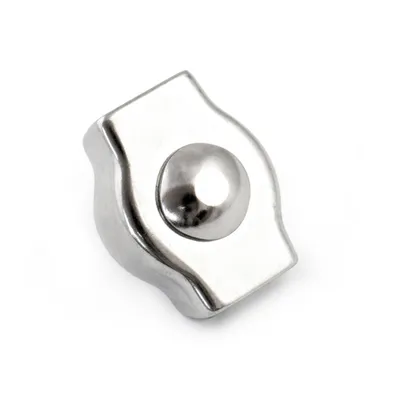 Produktbild von Edelstahl SIMPLEX Klemme 3mm  1 Stück    Klemme Drahtseilklemme Seilklemme V4A