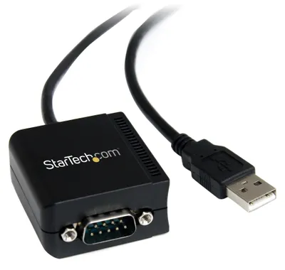 Zdjęcie produktu dla StarTech.com ICUSB2321FIS, DB-9, USB A, 2,5 m, Czarny