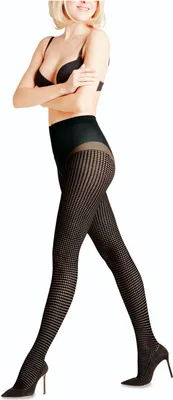 Produktbild von FALKE Houndstooth 15 DEN Tights Damen black M/L