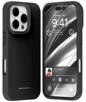 Immagine prodotto di Mercurio Pure MagSafe Silikon Apple iPhone 16 Pro schwarz