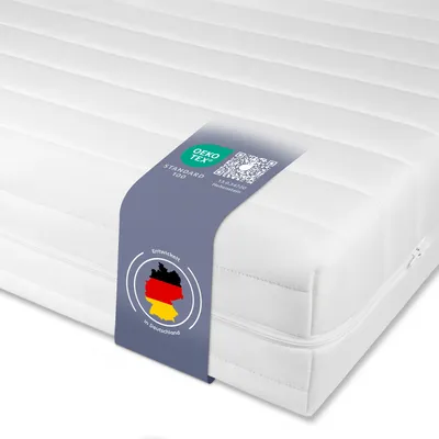 Produktbild von Träumegut24 - Ergonomische Kaltschaummatratze 7-Zonen - 9 cm - 100 cm x 200 cm - H3
