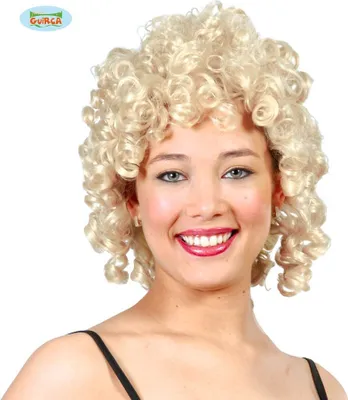 Produktbild von blonde Glamour Locken Perücke für Damen