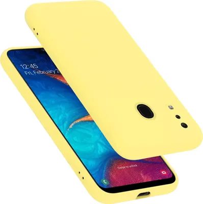 Produktbild von Cadorabo Schutzhülle für Samsung Galaxy A20 / A30 / M10s Hülle in Gelb Handyhülle Case Cover TPU Etui